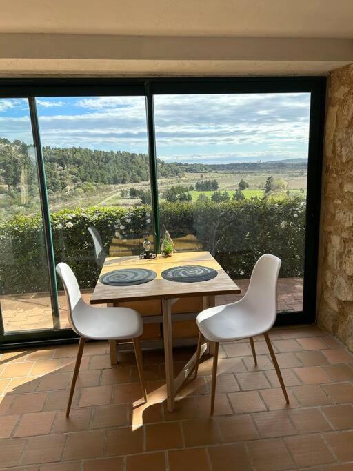 Grand T2 Bis Avec Terrasse Et Vue Appartement Portel-des-Corbieres Buitenkant foto