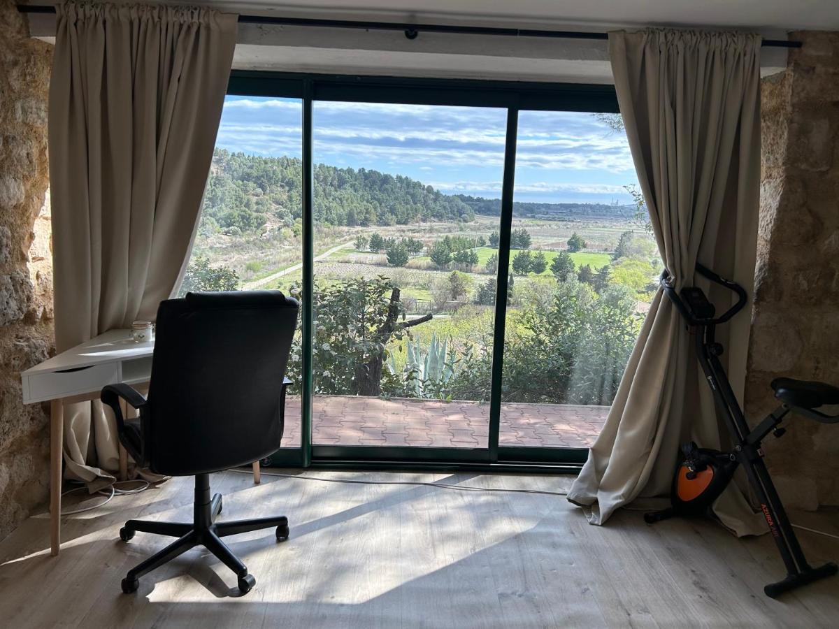 Grand T2 Bis Avec Terrasse Et Vue Appartement Portel-des-Corbieres Buitenkant foto